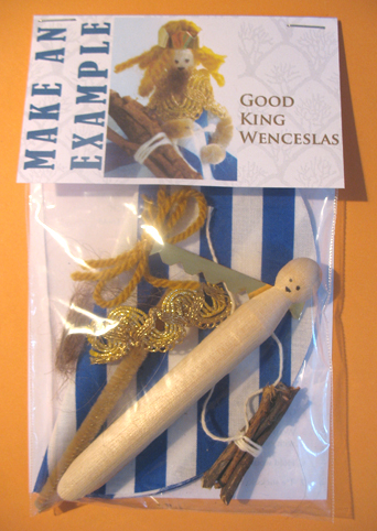 Good King Wenceslas peg doll kit.